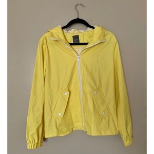 Yellow Rain Jacket Coat
